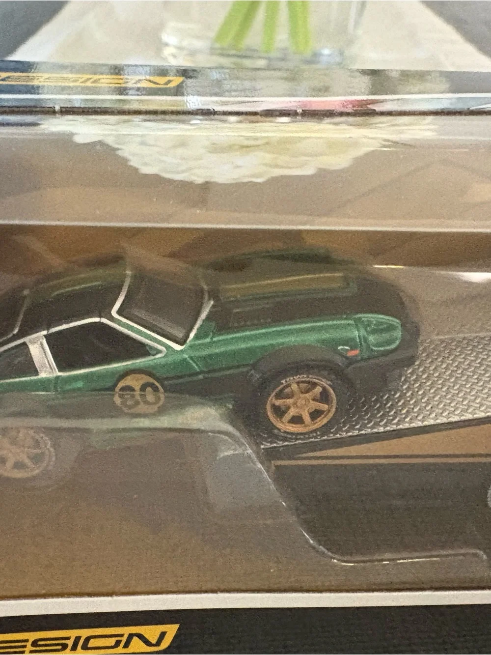 Die-Cast Ramp Truck Playset with Green Sports Car - Unbranded